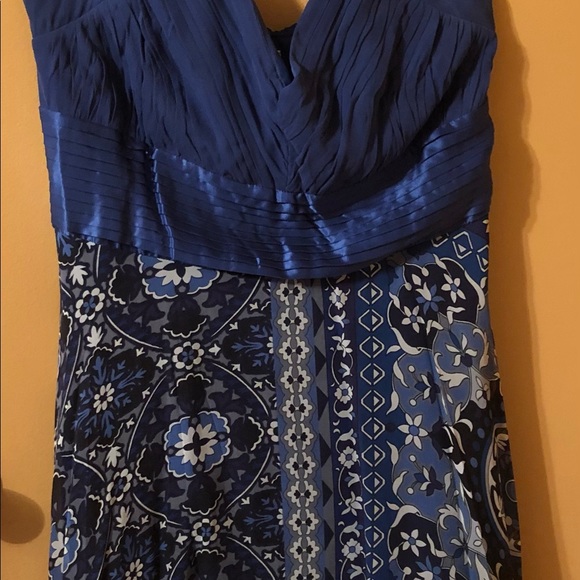 Blue cocktail dress - Picture 4 of 7